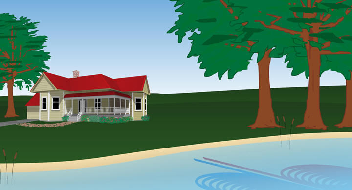 Lake Loops are usually very economical to install for geothermal heating applications. Lake loops utilize the water (rather than soil) for heat transfer.