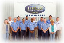 Thiele's highly trained and experience staff installs and services central air conditioning systems in Indianapolis, Carmel, Noblesville, and throughout Central Indiana.